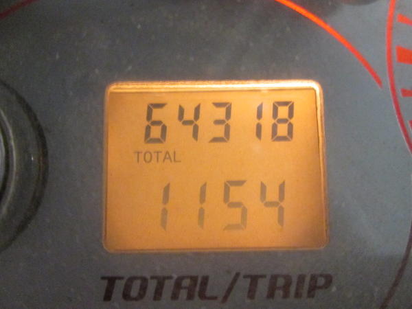 Digital indicator of a Honda Dylan 150 2003 for scrapping.