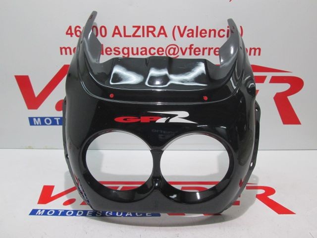 FRONT COVER BLACK scrapping a DERBI GPR