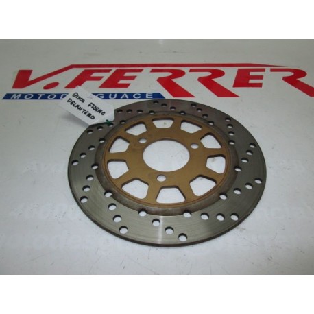 BRAKE DISC FRONT of scrapping a motorcycle Daelim S2 125 with 15412 km
