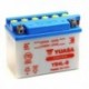Battery for scooter or moped model brand YUASA 12V 4Ah YB4L-Bde (with acid).