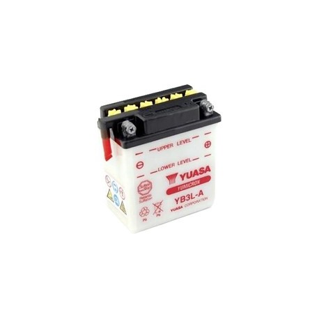 Battery for scooter or moped model brand YUASA 12V 3Ah YB3L-A.
