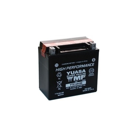 Battery for scooter or moped model brand YUASA 12V 12Ah YTX14H-BS.