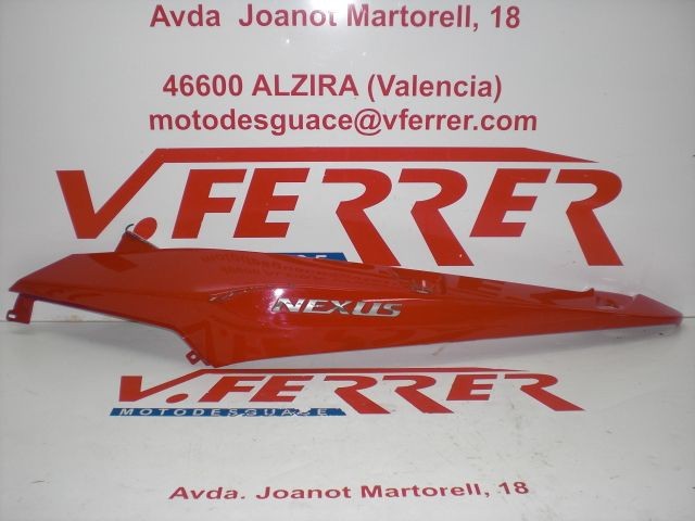 REAR LEFT SIDE COVER (SCRATCH) of 250 GILERA NEXUS with 34500 km.
