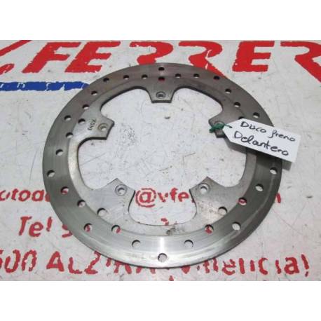 Motorcycle Piaggio X-EVO 250 2007 Front Brake Disc Replacement 