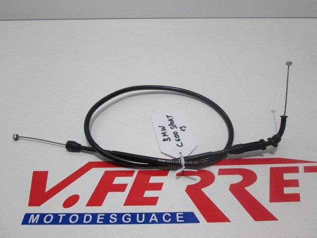 Cable acelerador (3273 7725260-044811) de repuesto de una moto BMW C600 Sport del año 2013