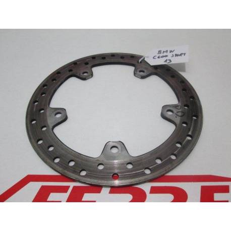 Motorcycle BMW C600 Sport 2013 Right Front Brake Disc Replacement 