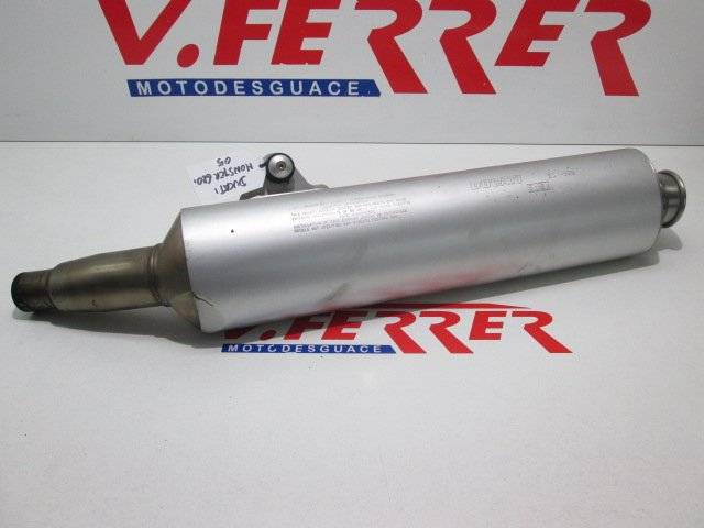 Motorcycle Ducati Monster 620 2005 Silent Replacement Left Tailpipe 