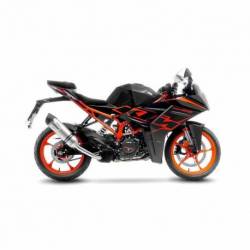 Exhaust Leovince Lv One Evo KTM RC 125 stainless steal 14415E