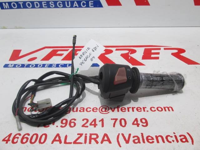 RIGHT CONTROL LIGHTS WITH THROTTLE CABLE of scrapping a APRILIA PEGASO 650 2004